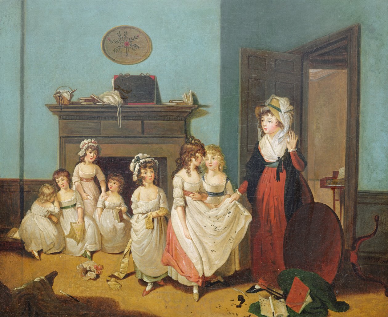 Romps (olej na płótnie) autorstwa William Redmore Bigg