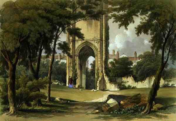 Gray Friars, Richmond, widok na Wieżę, z 