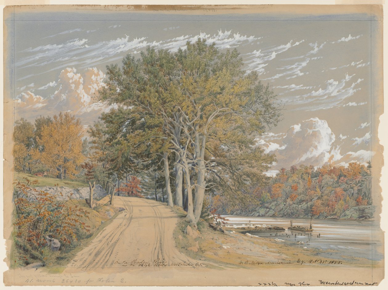 Nad rzeką Harlem autorstwa William Rickarby Miller