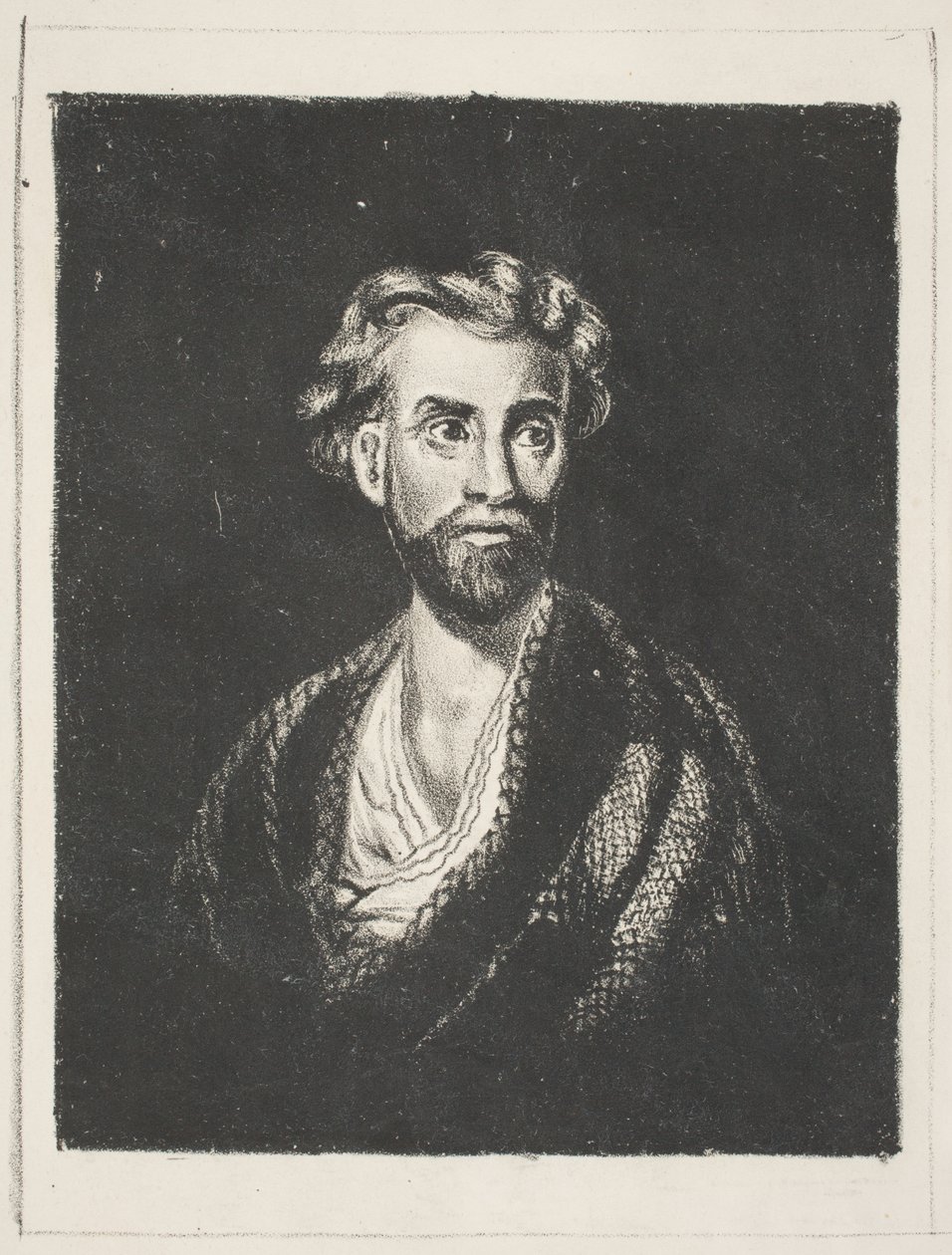 Portret mężczyzny (proroka), do 1979 (lito) autorstwa William Rimmer