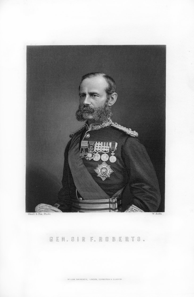 Generał Sir Frederick Roberts, 1893. autorstwa William Roffe