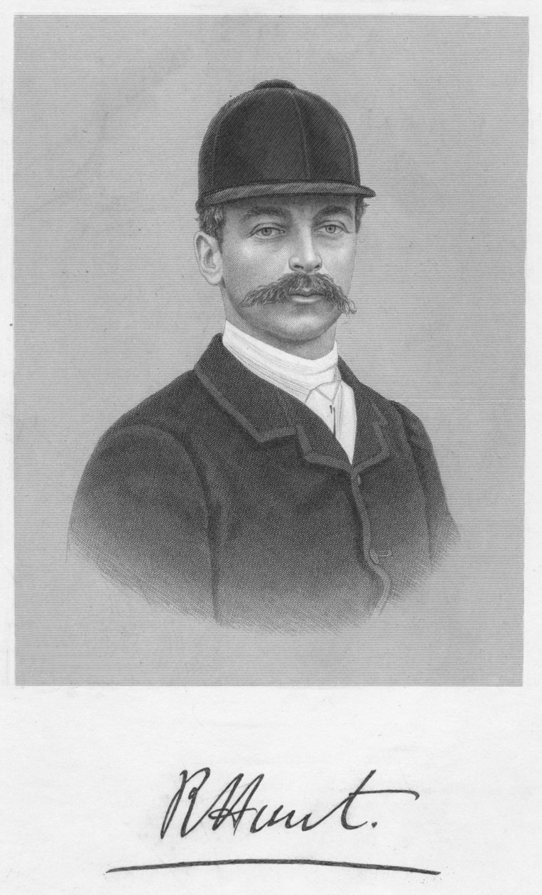 Polowanie na R, 1893. autorstwa William Roffe