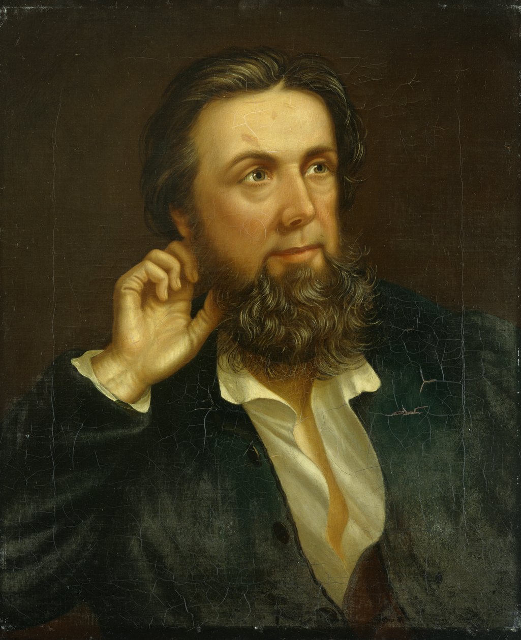 John Jones (Talhaiarn) 1846 (olej na płótnie) autorstwa William Roos