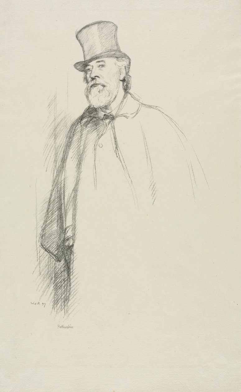 Alfons Legros autorstwa William Rothenstein