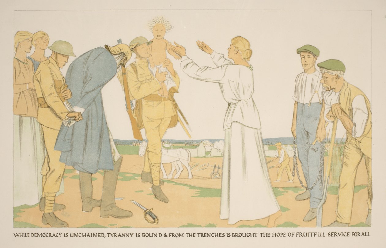 Rolnicy i żołnierze na lądzie Triumf Demokracji (tytuł oryginalny) Wielka Wojna: Brytyjskie wysiłki i ideały (tytuł serii) The Great War: Britain