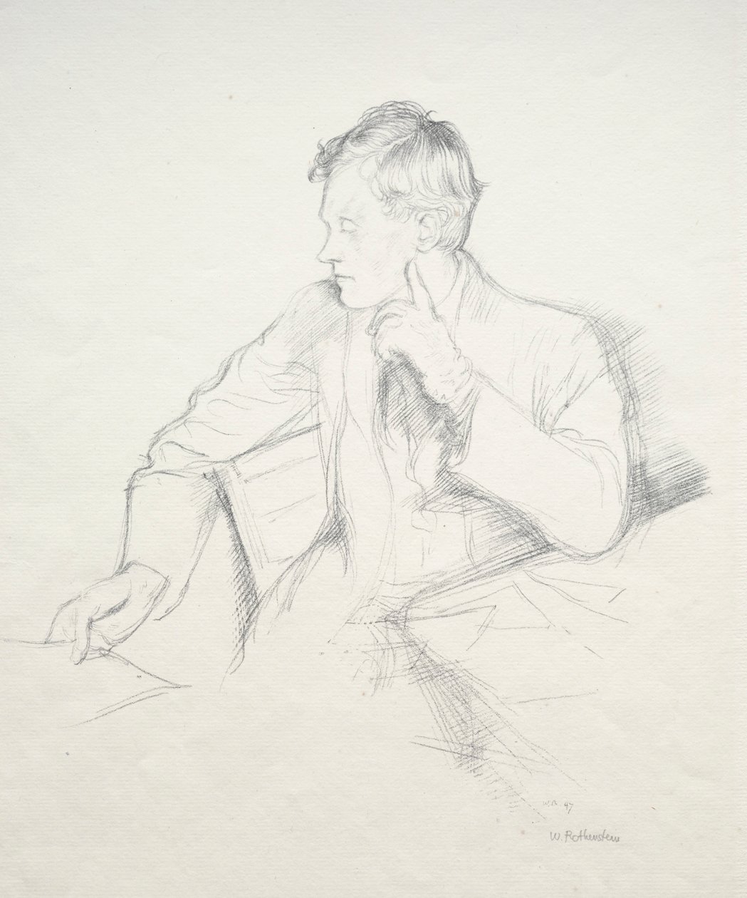 Charles Hazelwood Shannon, 1897. autorstwa William Rothenstein