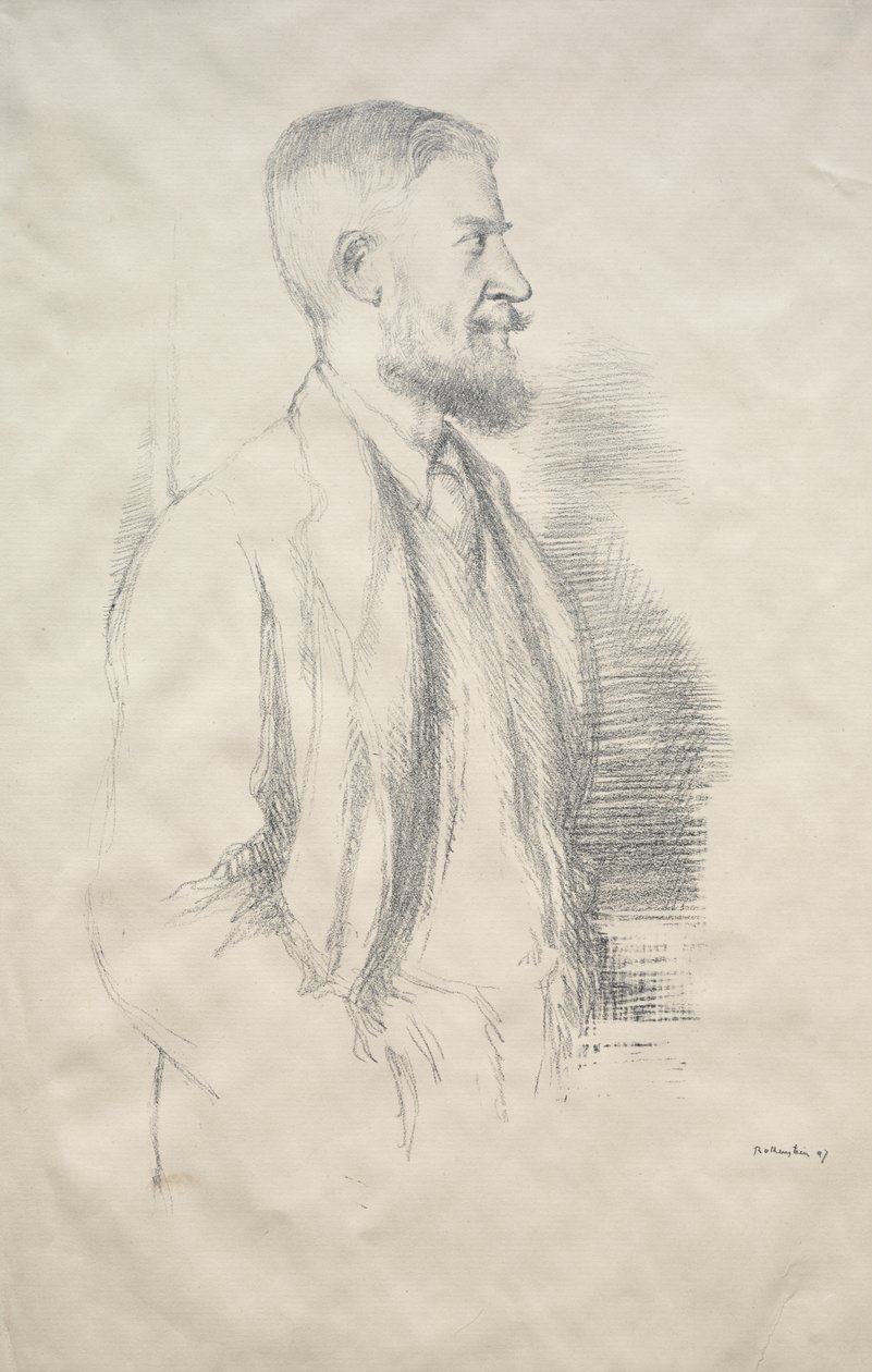 George Bernard Shaw autorstwa William Rothenstein