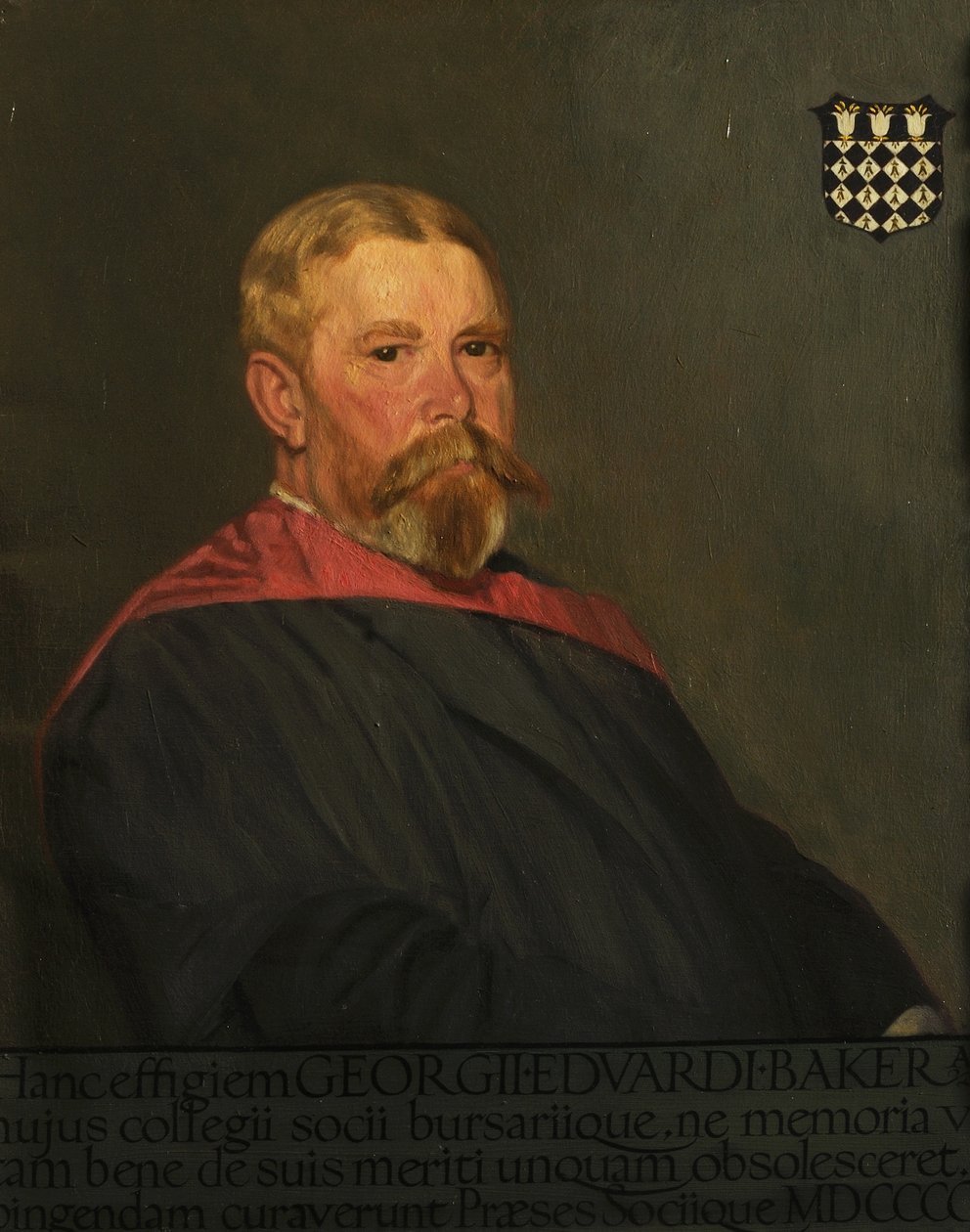 George Edward Baker (olej na płótnie) autorstwa William Rothenstein