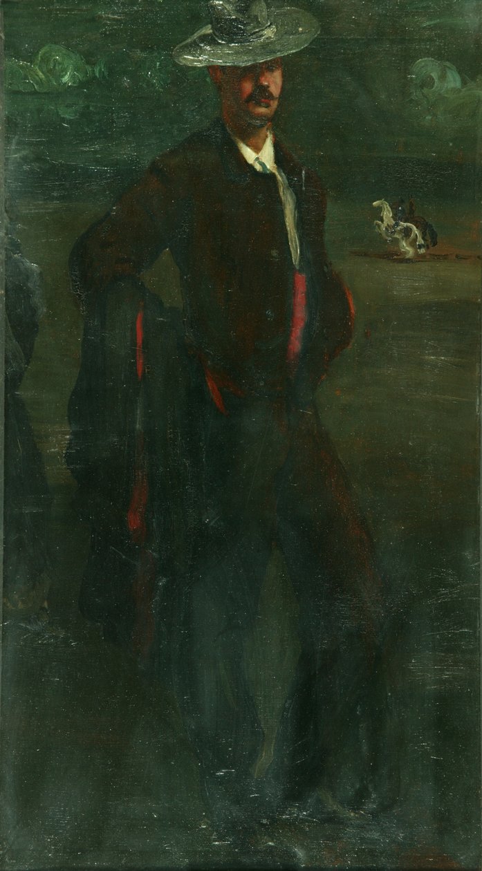 Ignacy Zuloaga jako torreador, ok. 1895 (olej na płótnie) autorstwa William Rothenstein