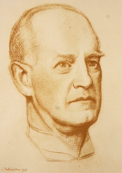 John Galsworthy OM autorstwa William Rothenstein