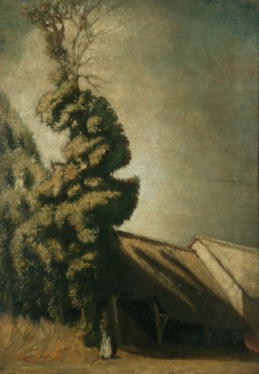 Le Grand If Vert, ok. 1900 (olej na płótnie) autorstwa William Rothenstein