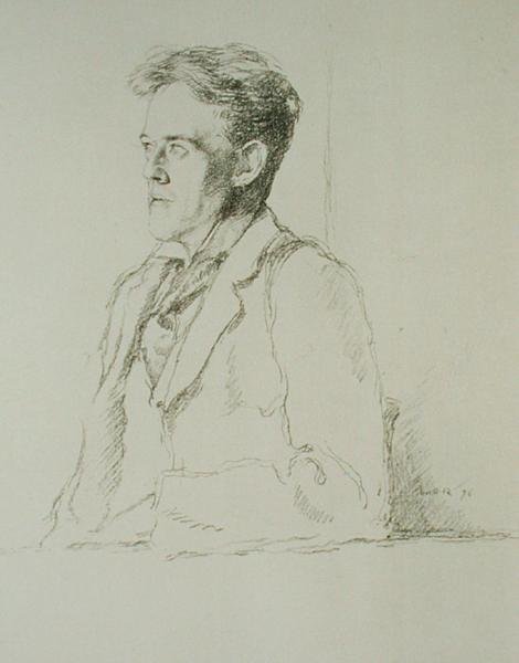 Portret Hilaire Belloca (1870-1953) autorstwa William Rothenstein