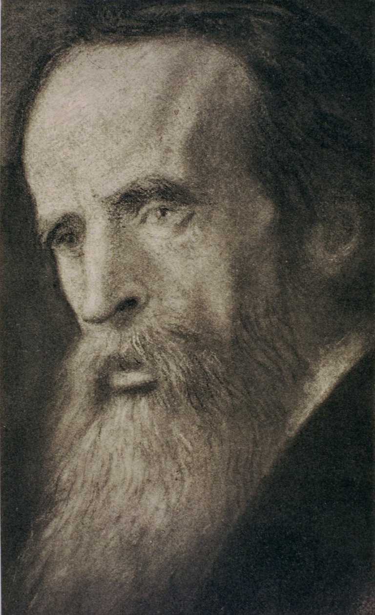 Portret Sir Leslie Stephena (1832-1904) (lito) autorstwa William Rothenstein