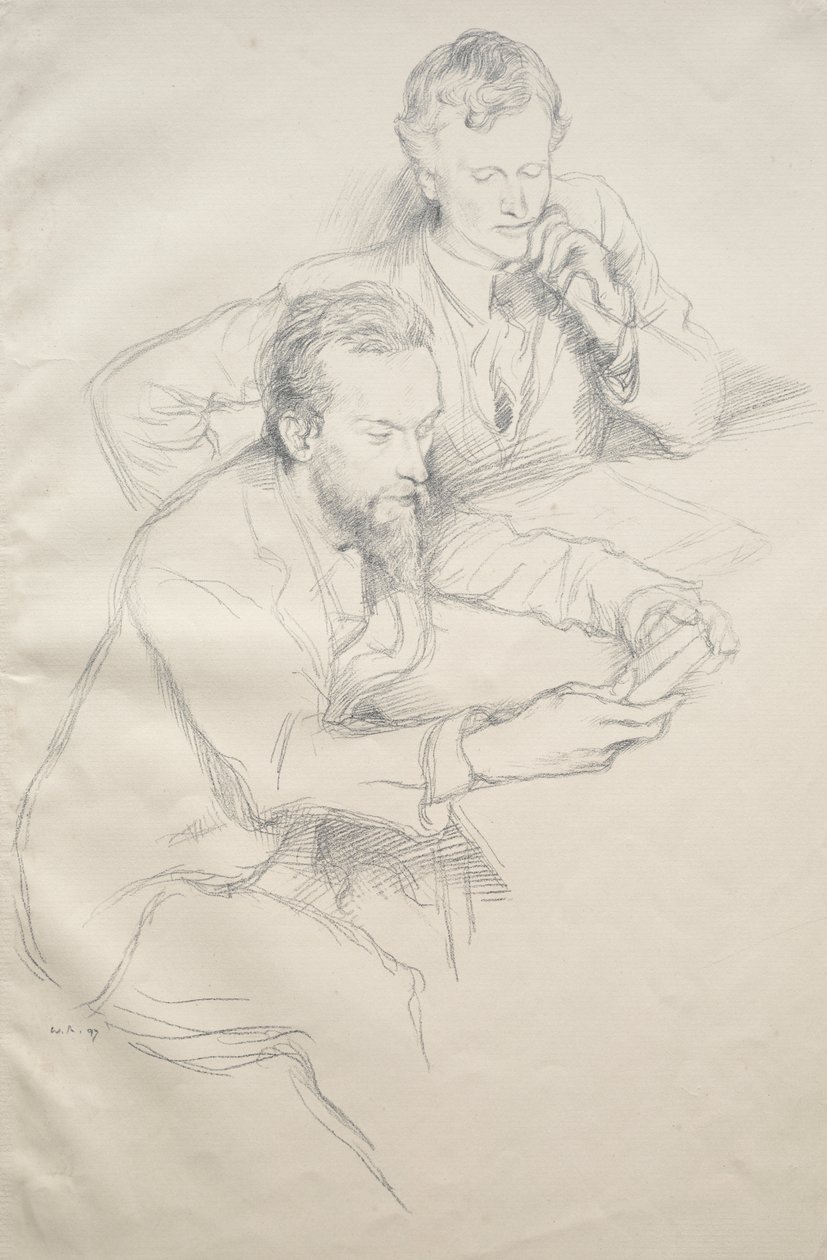 Ricketts i Shannon autorstwa William Rothenstein