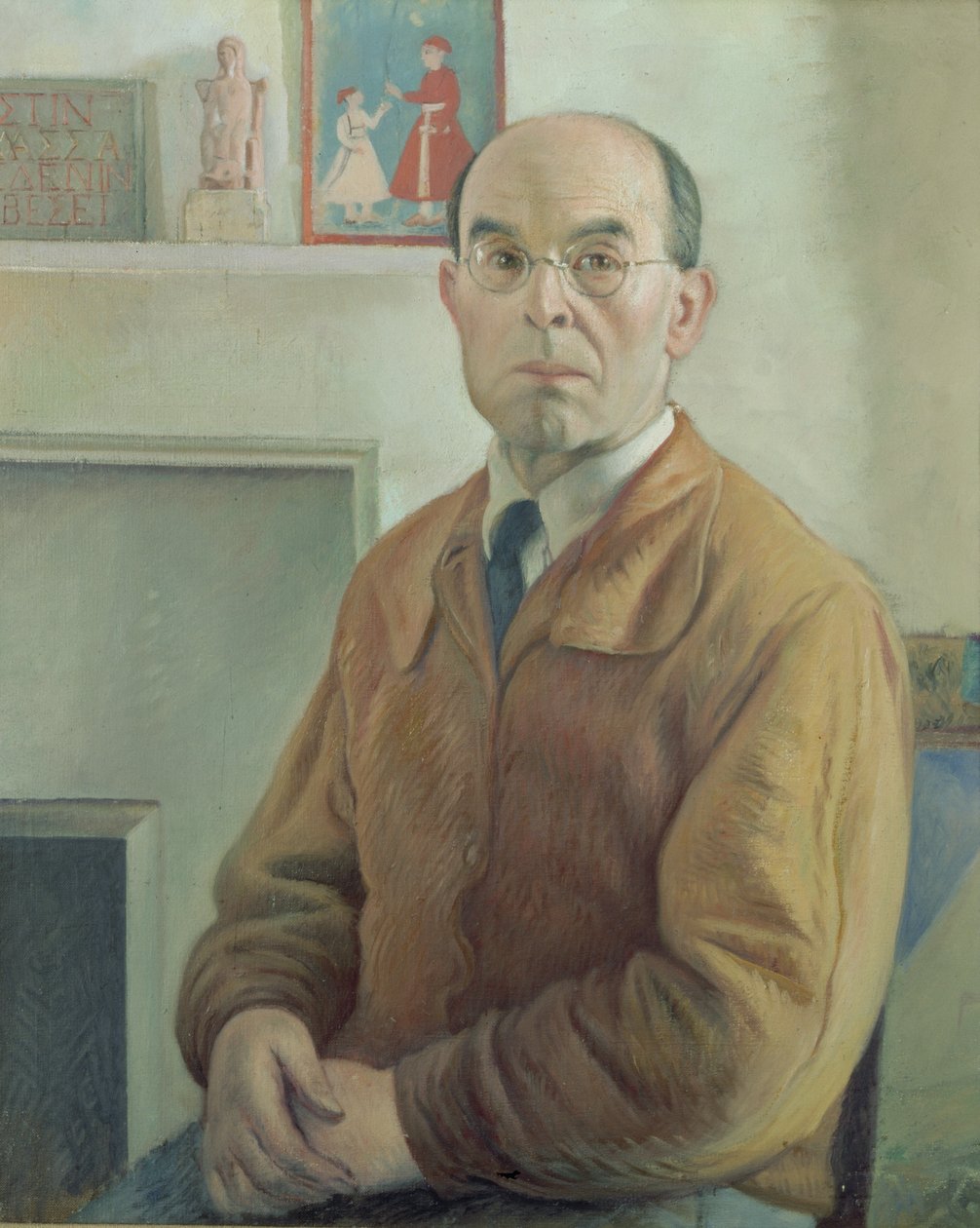 Autoportret (olej na płótnie) autorstwa William Rothenstein