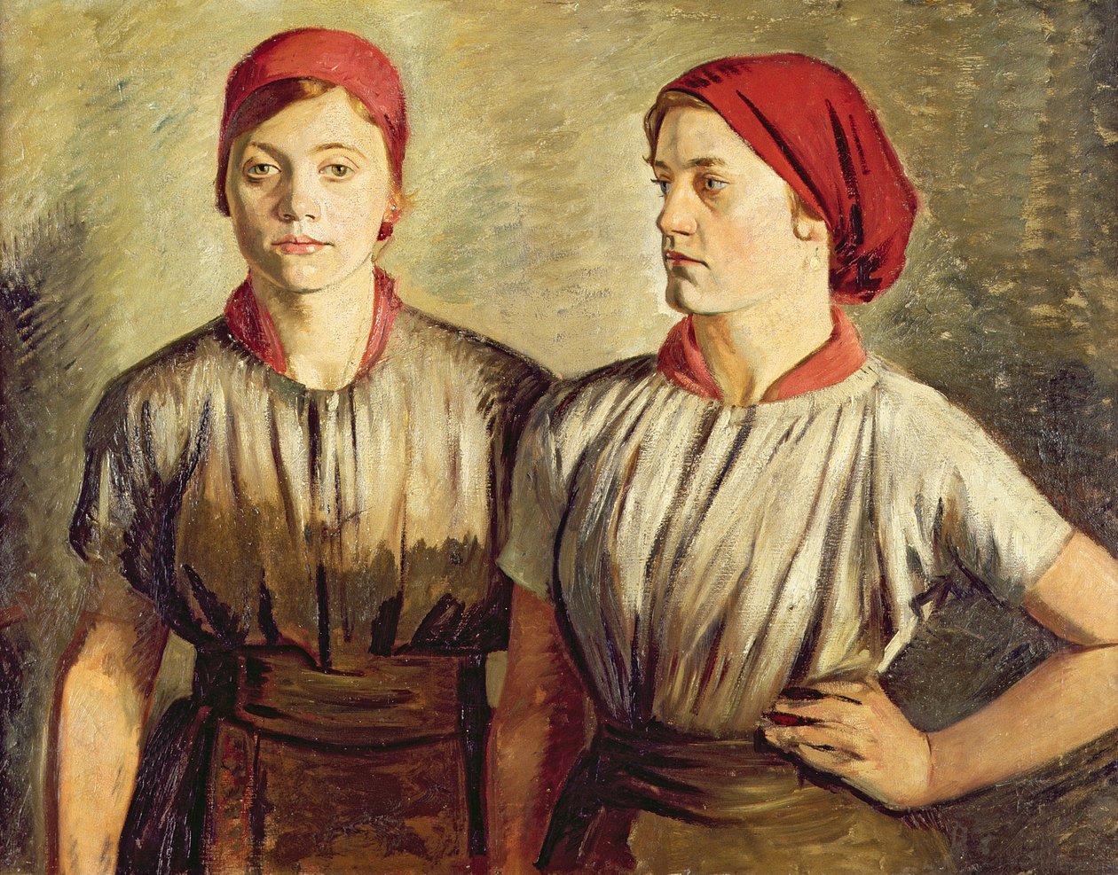 Sheffield Buforowe Dziewczyny autorstwa William Rothenstein