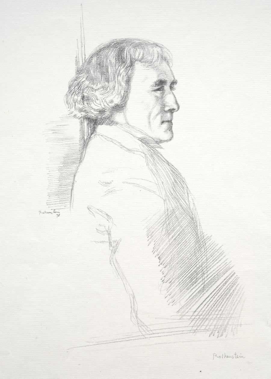 Sir Henry Irving, 1898. autorstwa William Rothenstein