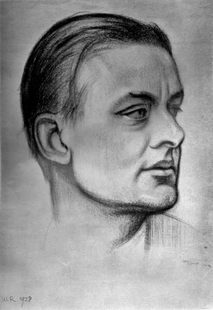 TS Eliot, urodzony w Ameryce brytyjski poeta dramaturg i krytyk, 1933 autorstwa William Rothenstein