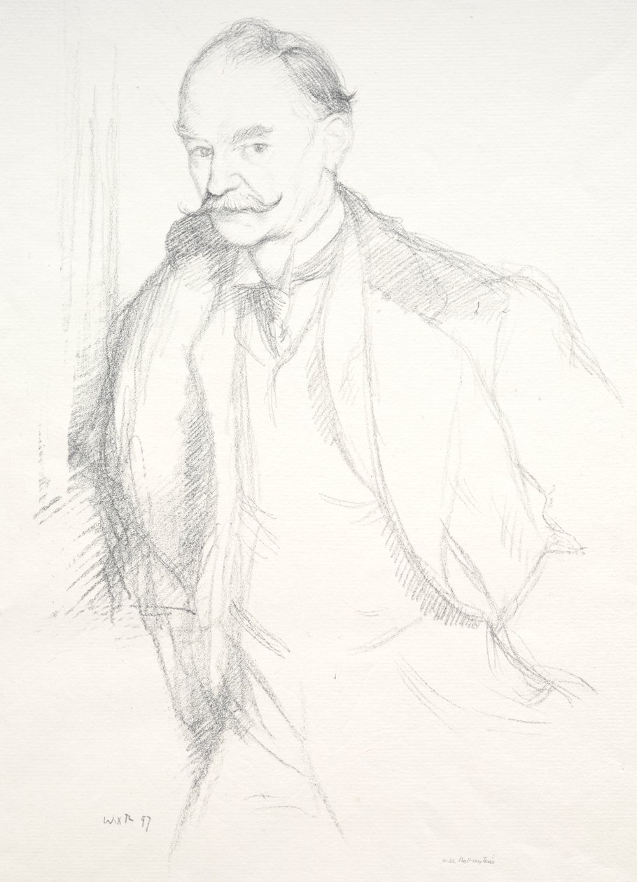 Tomasz Hardy autorstwa William Rothenstein