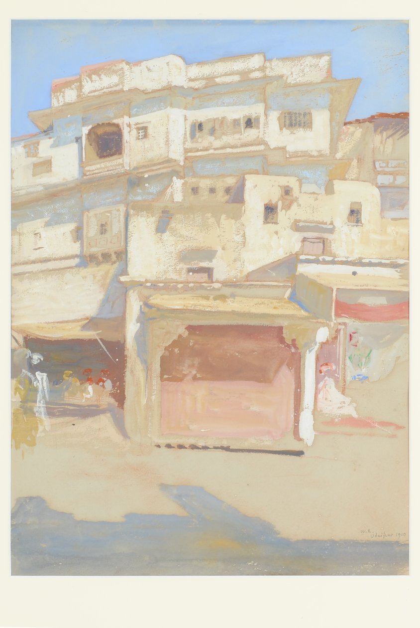 Udajpur autorstwa William Rothenstein