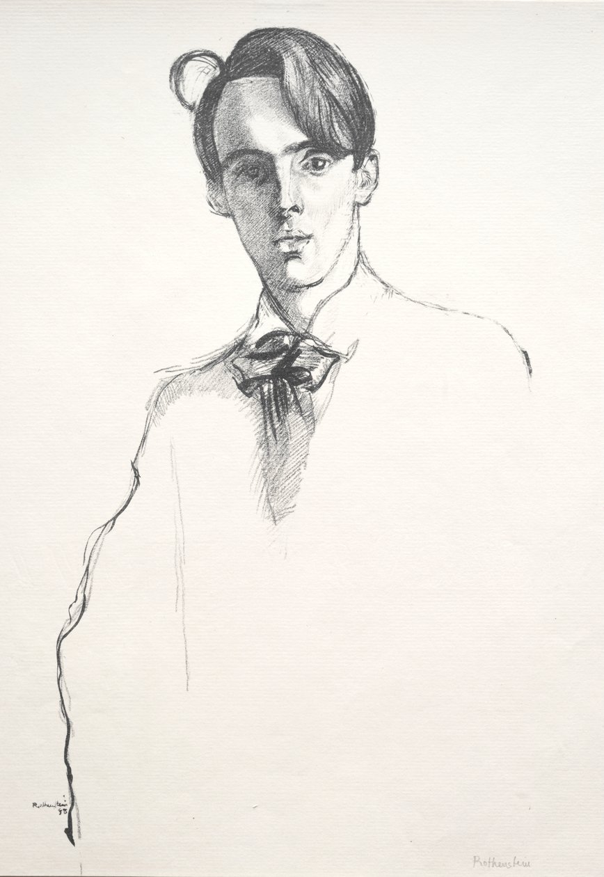 William Butler Yeats autorstwa William Rothenstein