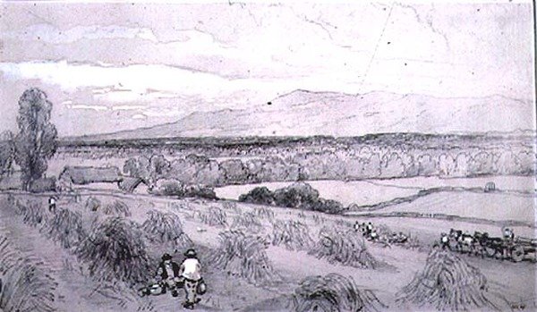 Scena żniwa autorstwa William Roxby Beverly