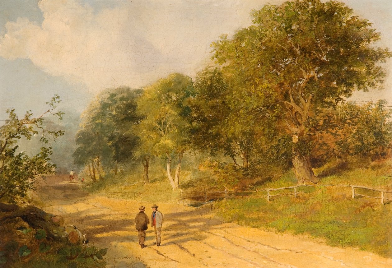 Droga do Redheugh Hall, 1856 autorstwa William Ryott