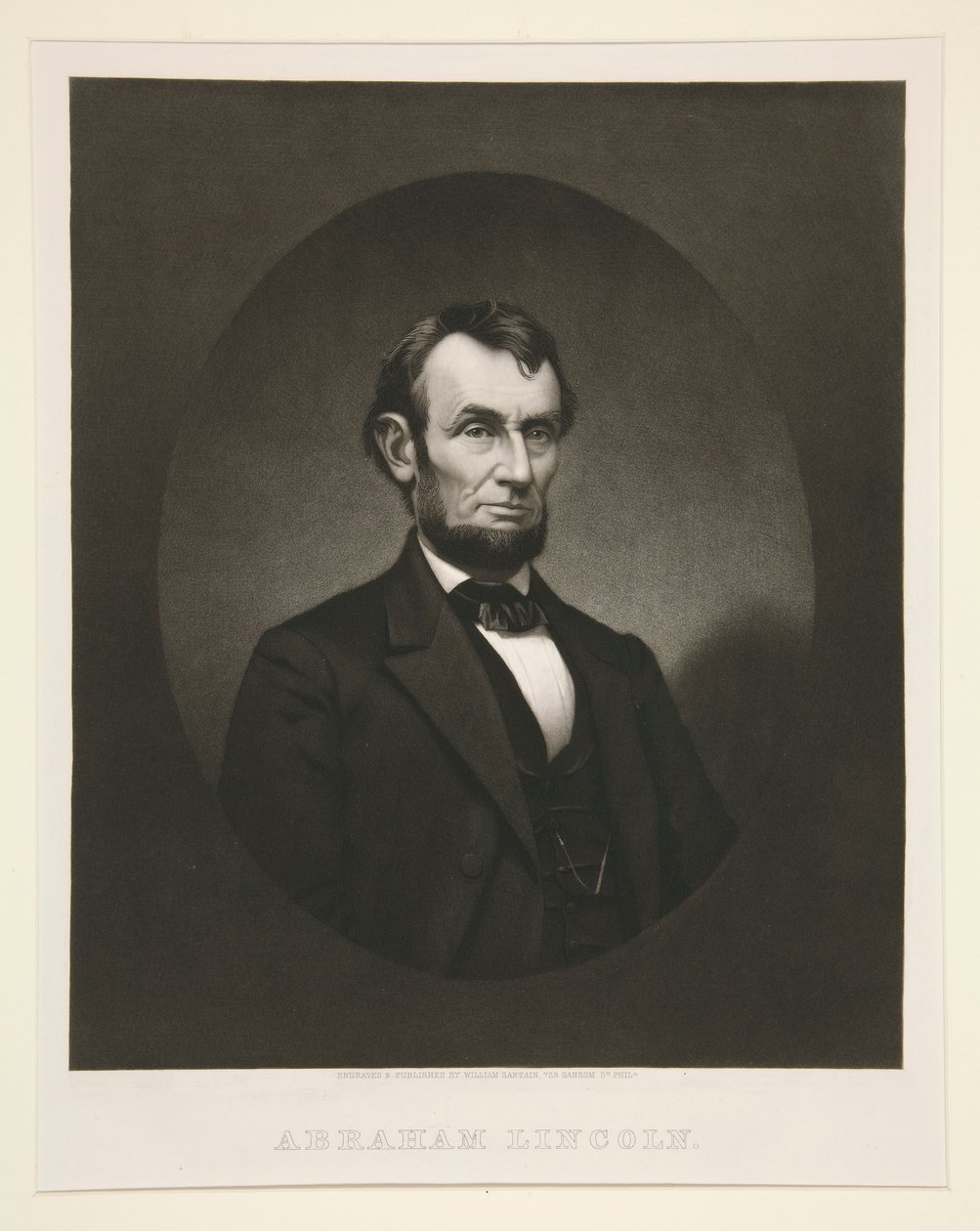 Abraham Lincoln autorstwa William Sartain