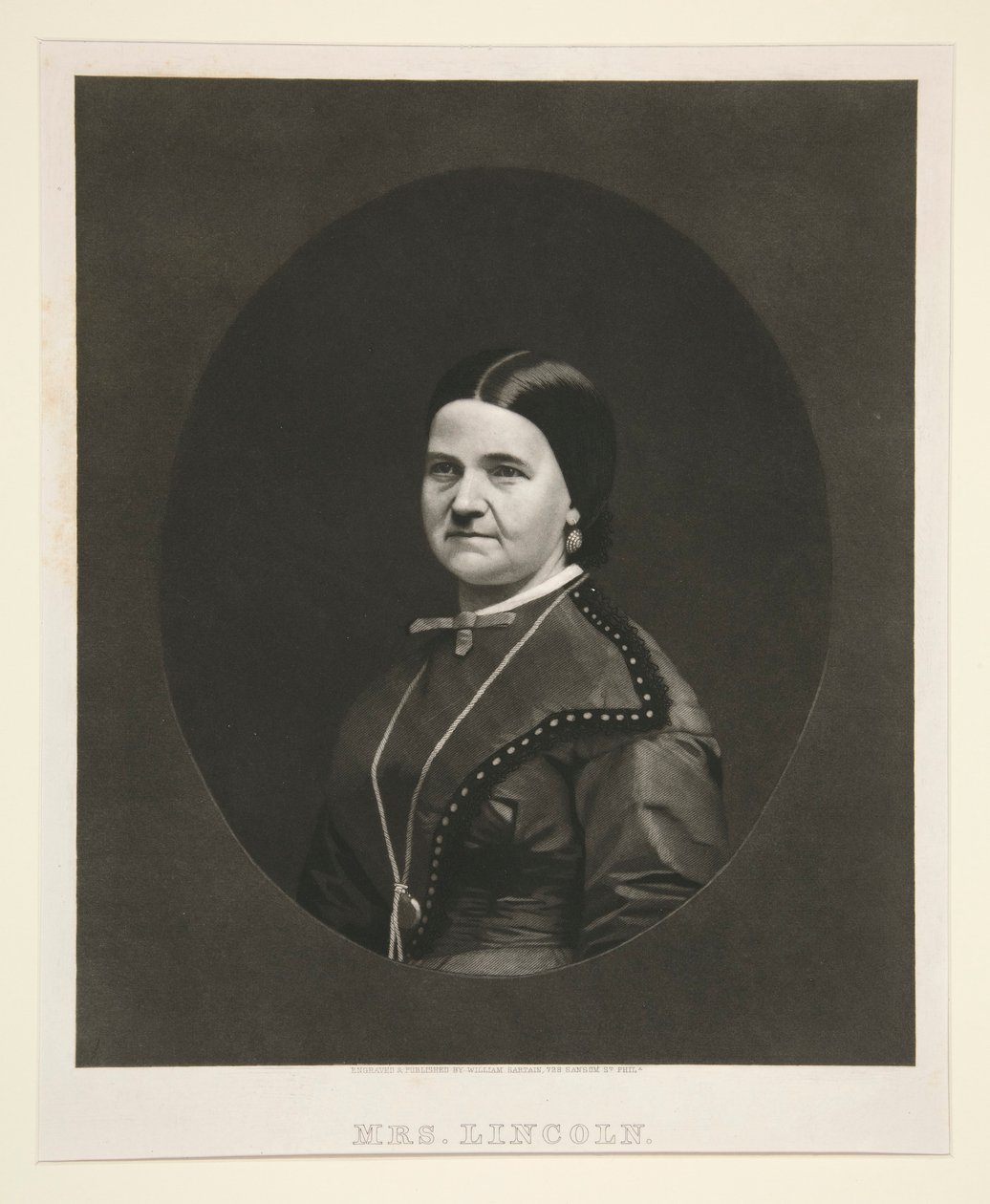 Pani Lincoln (Abraham) autorstwa William Sartain