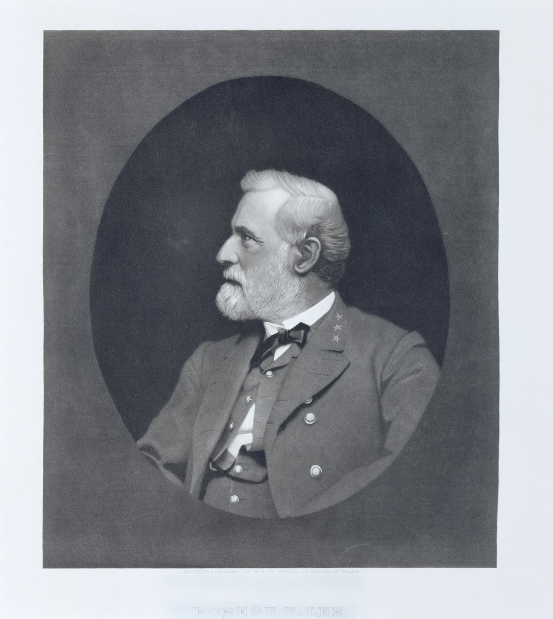 Robert E. Lee, c. 1868 (mezzotinta) autorstwa William Sartain