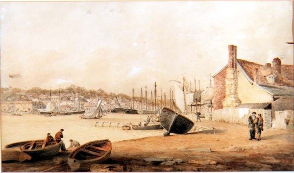 Nabrzeże w Ipswich autorstwa William Sawrey Gilpin