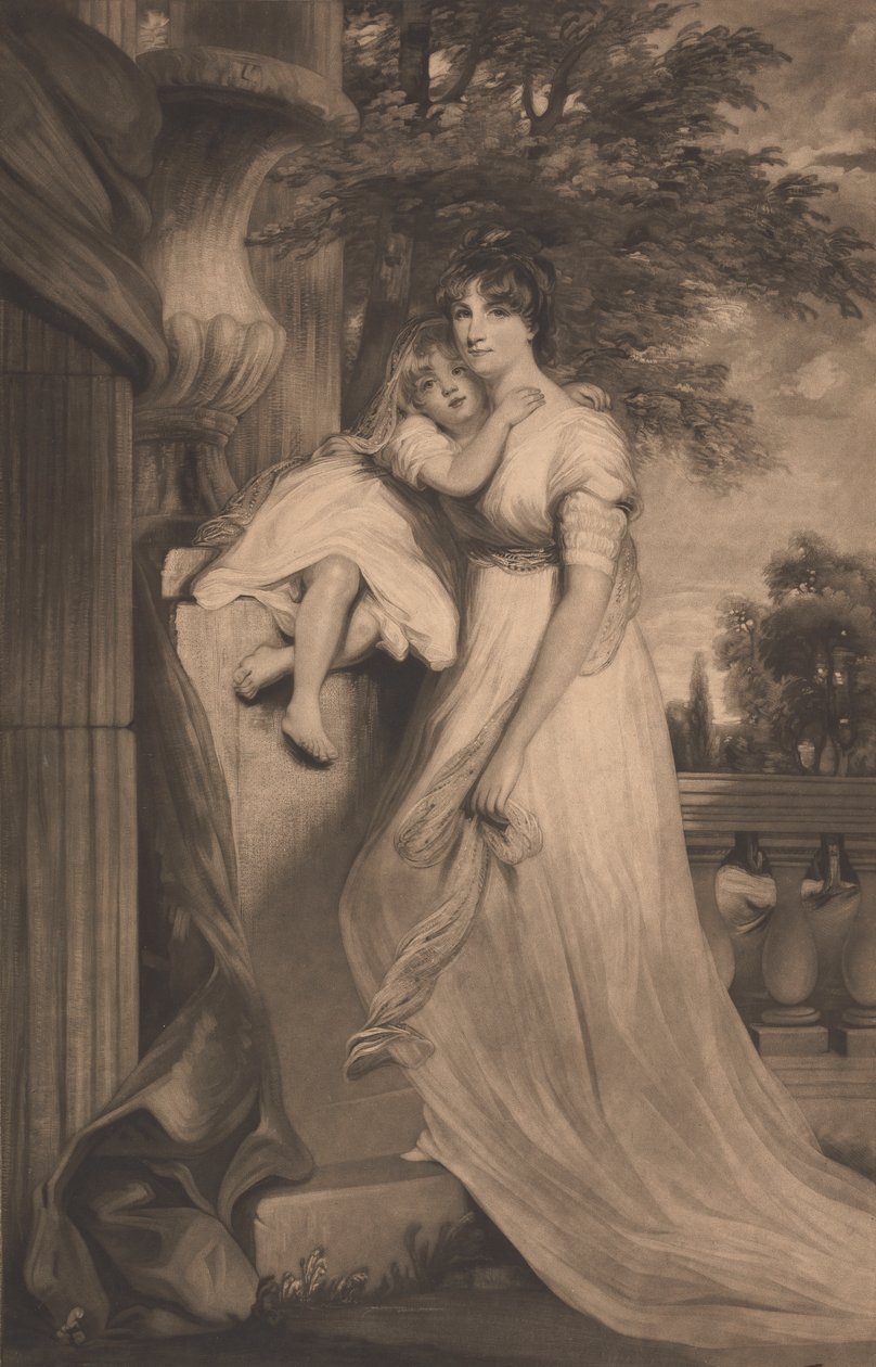 Lady Mildmay z dzieckiem autorstwa William Say