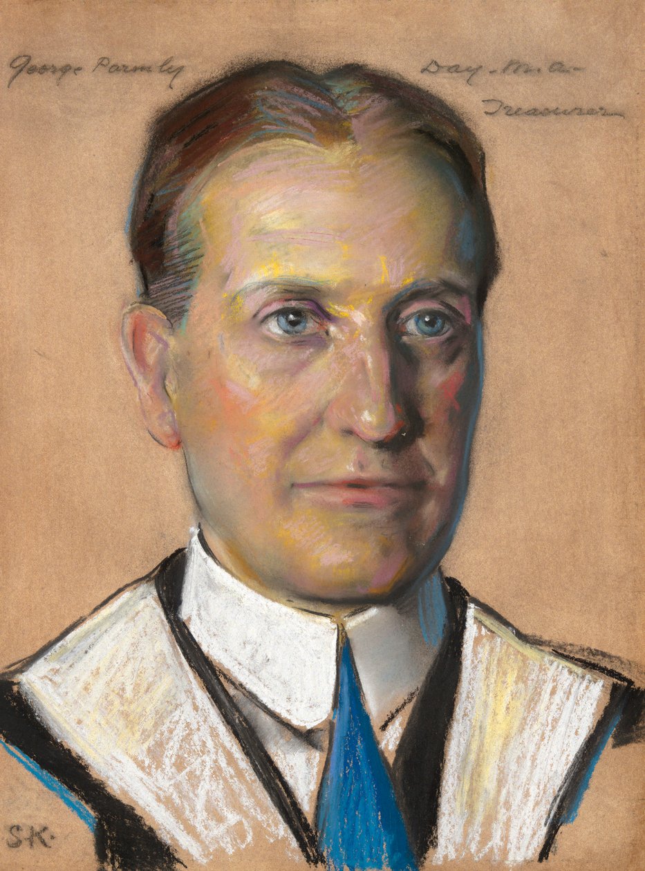 George Parmley Day, BA 1897, skarbnik Yale Univ. 1910- autorstwa William Sergeant Kendall