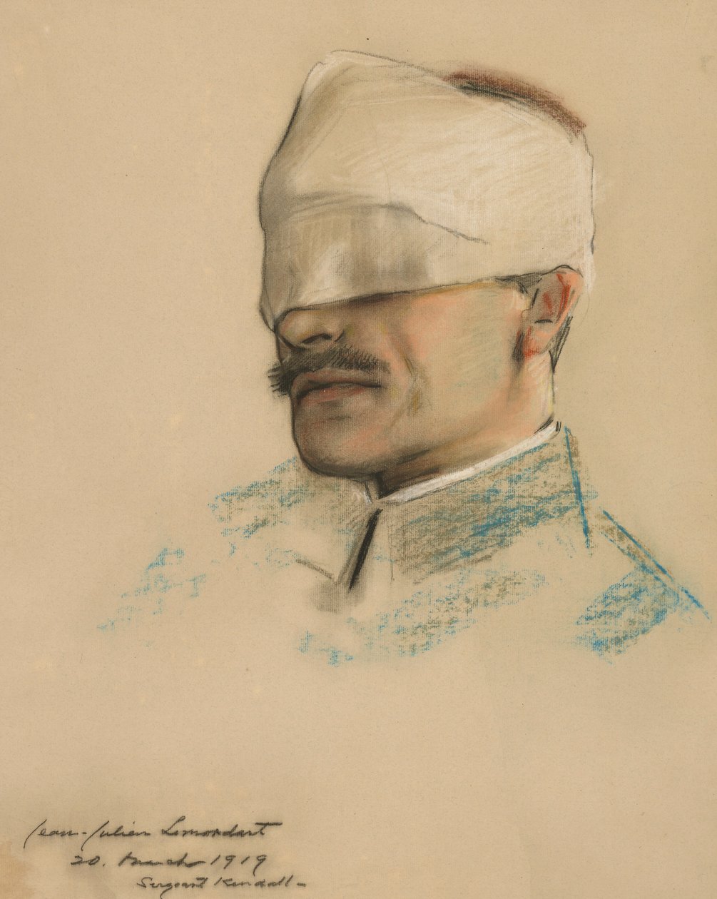 Portret Juliena Lemordanta autorstwa William Sergeant Kendall