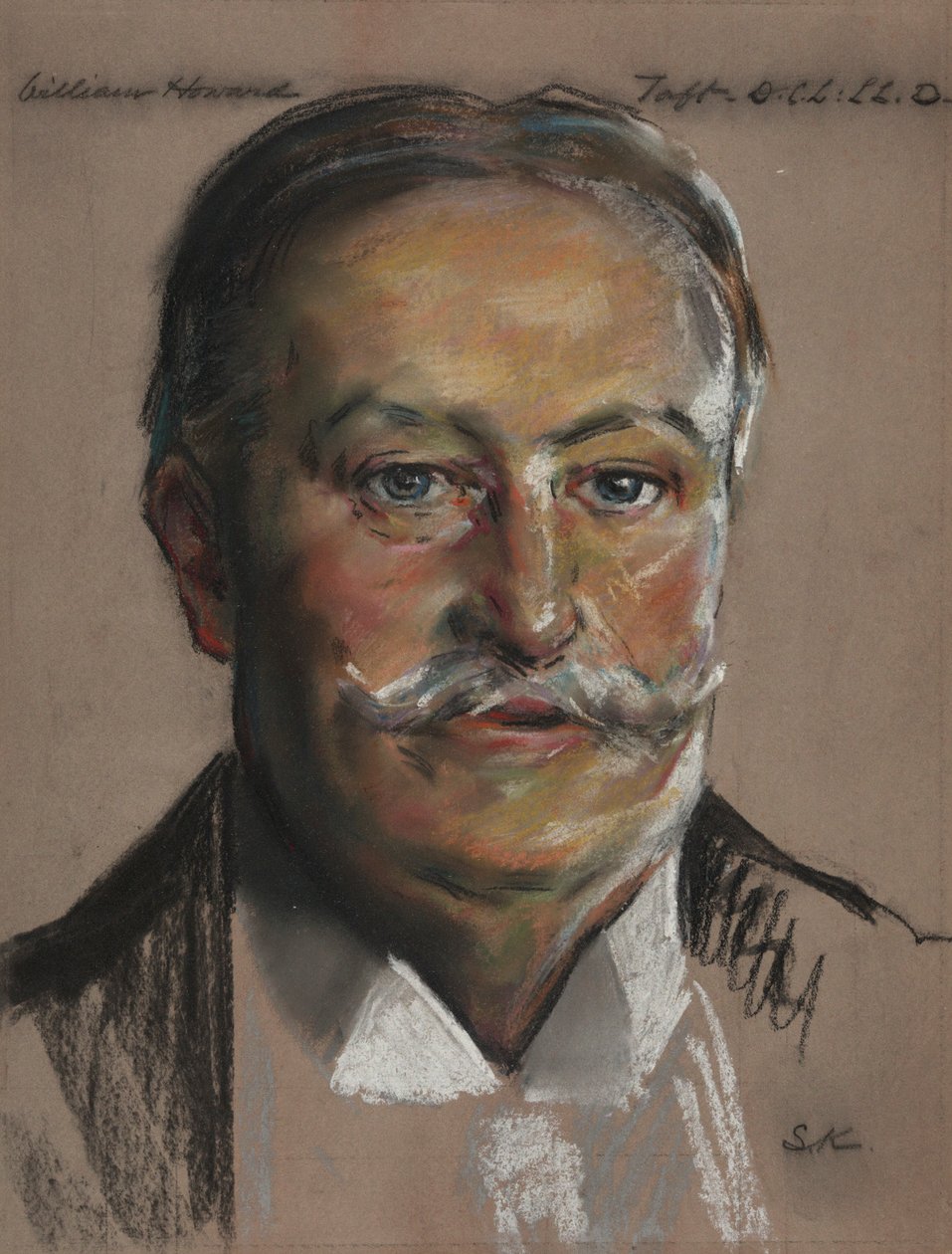 William Howard Taft-BA 1878. Prez. USA 1908-12, prof. prawa konstytucyjnego w Yale 1913-1921 autorstwa William Sergeant Kendall