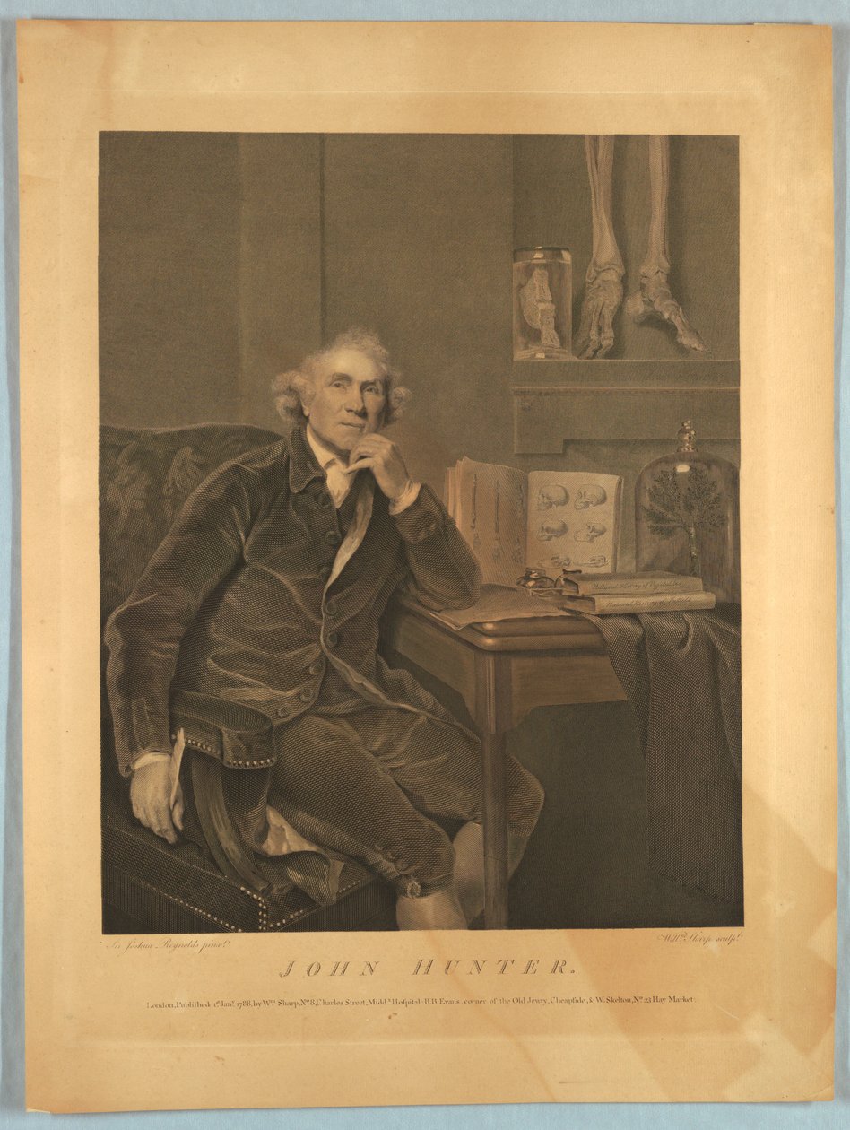 Portret Johna Huntera autorstwa William Sharp