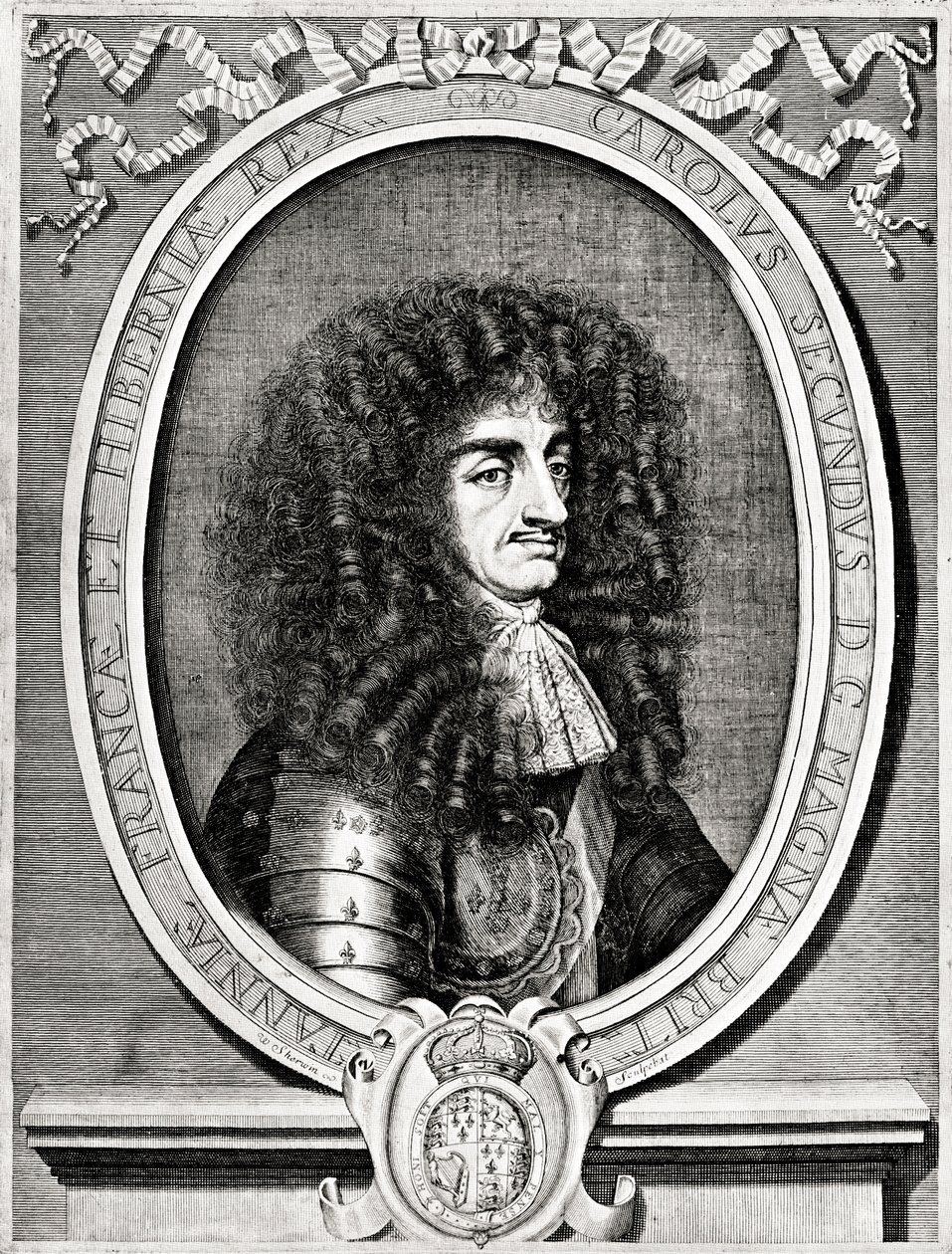 Karol II, król Wielkiej Brytanii i Irlandii, XIX wiek autorstwa William Sherwin