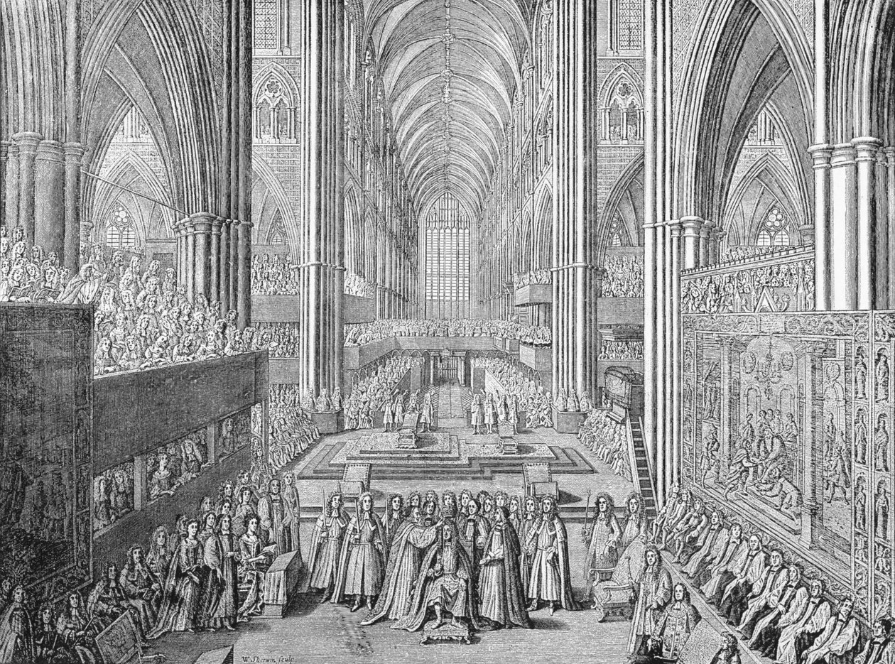 Koronacja Jakuba II w Opactwie Westminsterskim, Londyn, 1685 1903 autorstwa William Sherwin