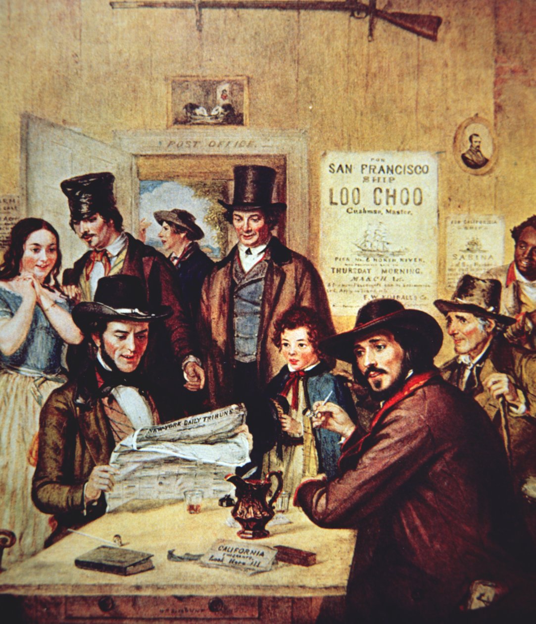 „Wiadomości z Kalifornii” autorstwa William Sidney Mount