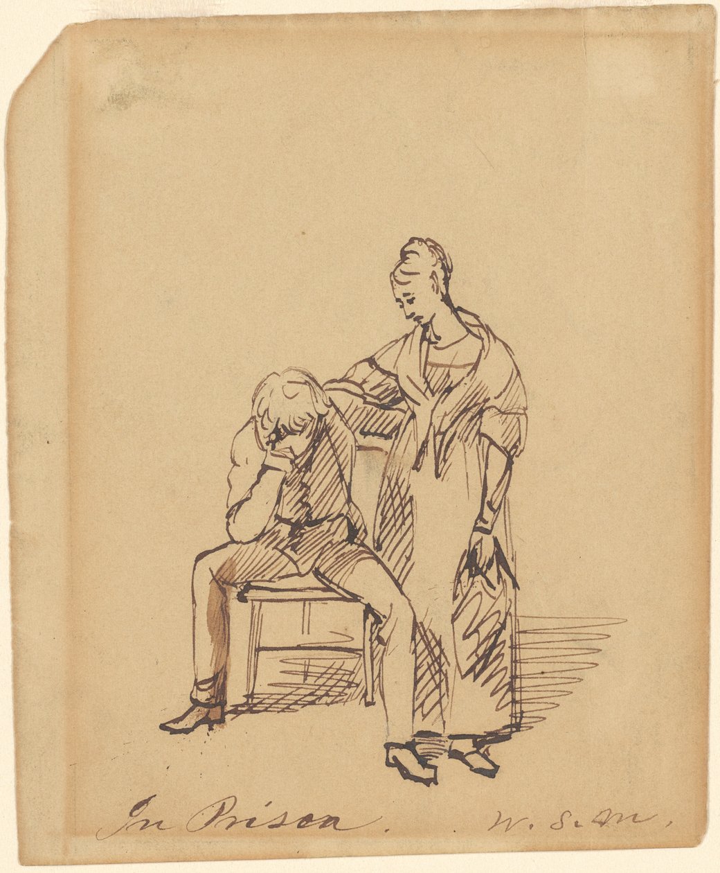 W więzieniu autorstwa William Sidney Mount
