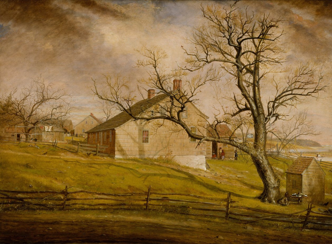 Domy na Long Island autorstwa William Sidney Mount