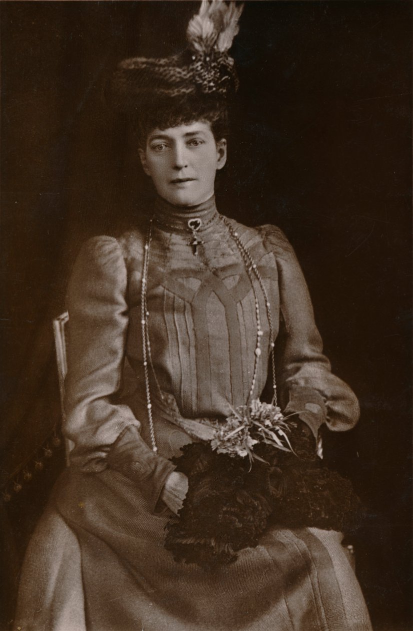 Aleksandra, królowa małżonka króla Edwarda VII Zjednoczonego Królestwa, 1905 autorstwa William Slade Stuart