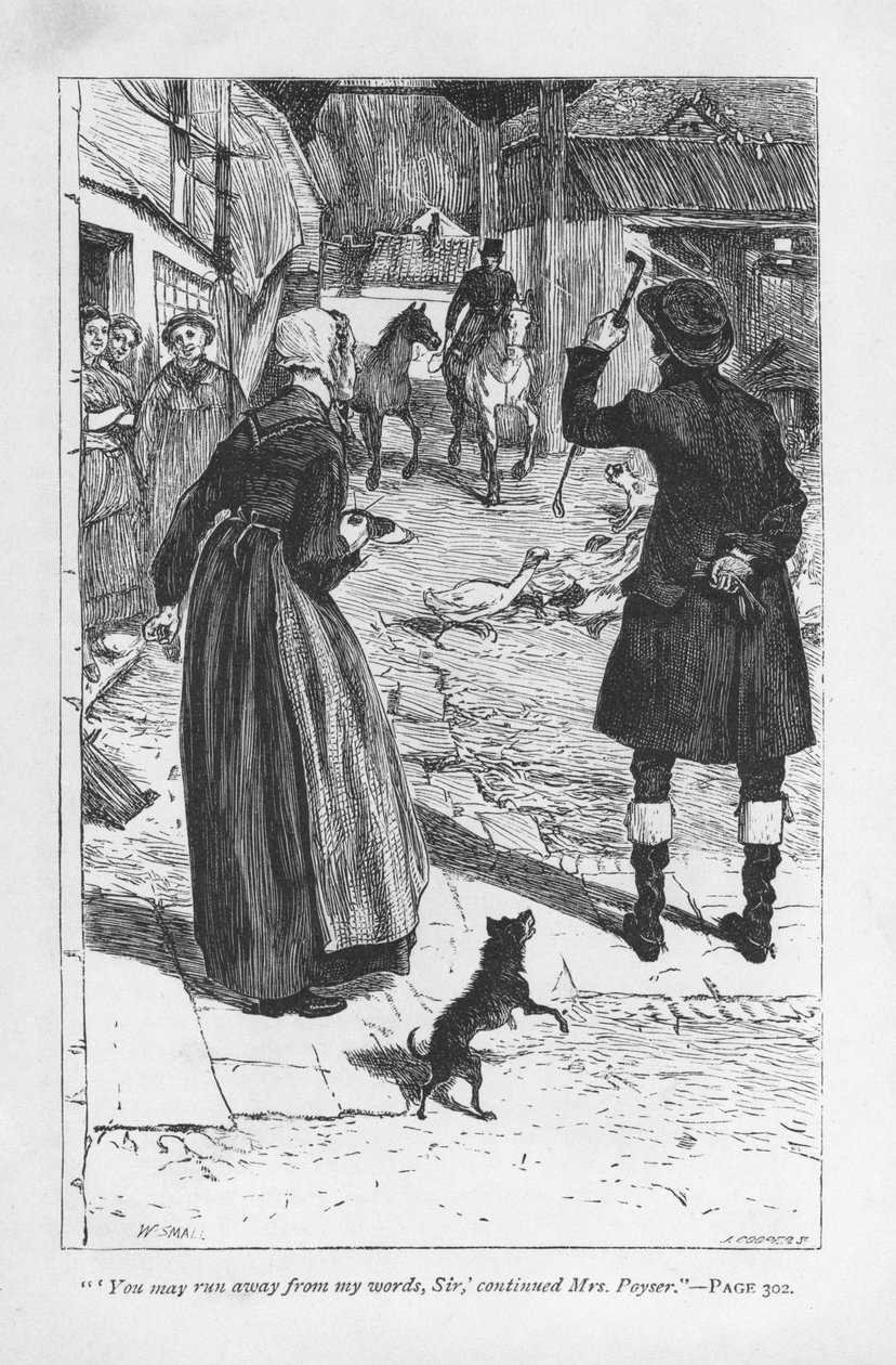 Pani Poyser, żona wuja farmera Hetty Sorrel, Martina Poysera, z dziedzicem Donnithorne, którego syn Artur uwiódł Hetty. Pani Poyser jest prawdopodobnie najbardziej udaną postacią komiksową George