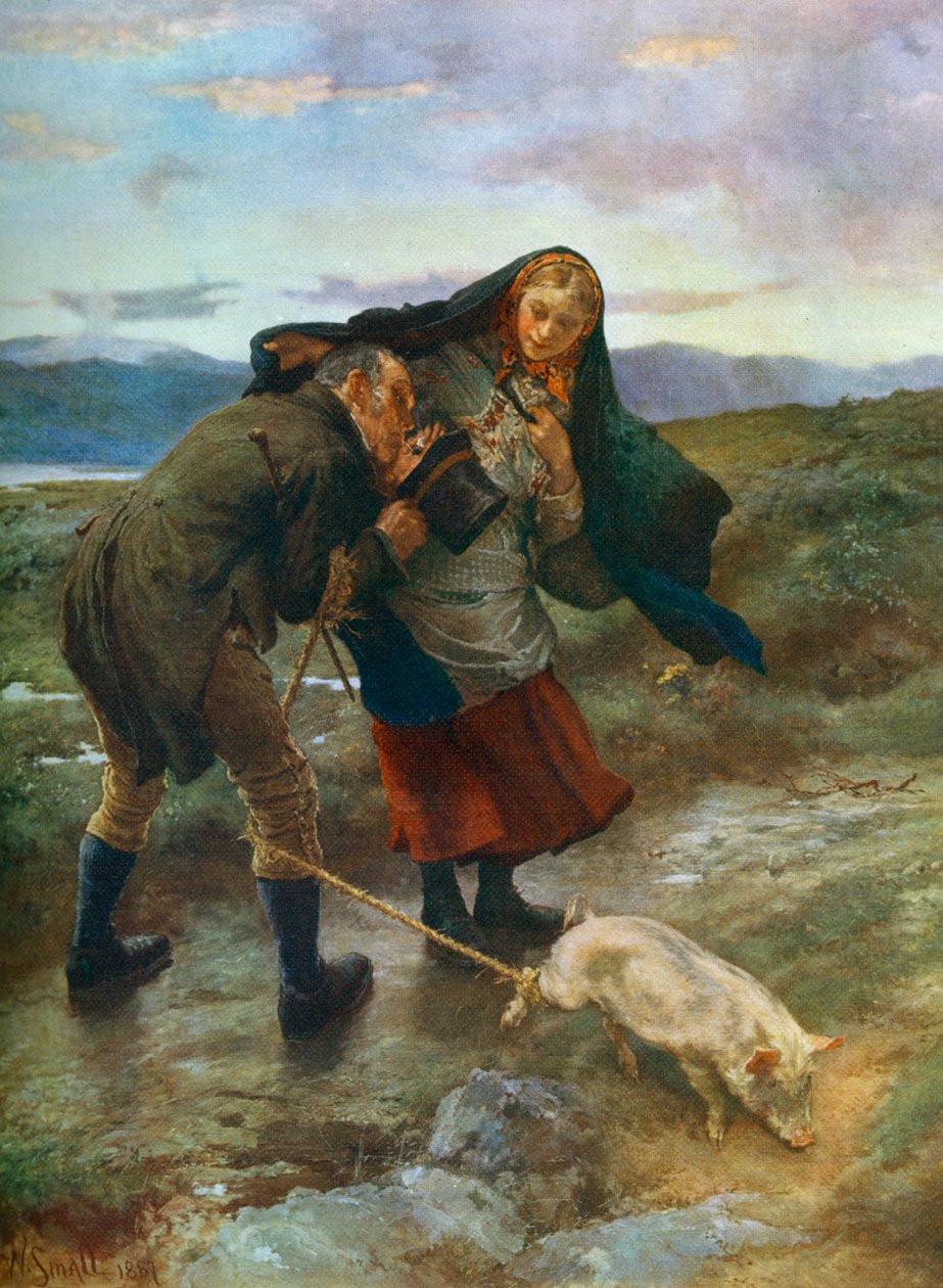 Ostatni mecz, 1887, 1912. autorstwa William Small