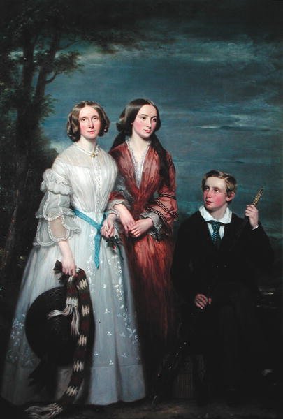 Panny Smith i Mistrz Smith z Crooksfield, Berwickshire autorstwa William Smellie Watson