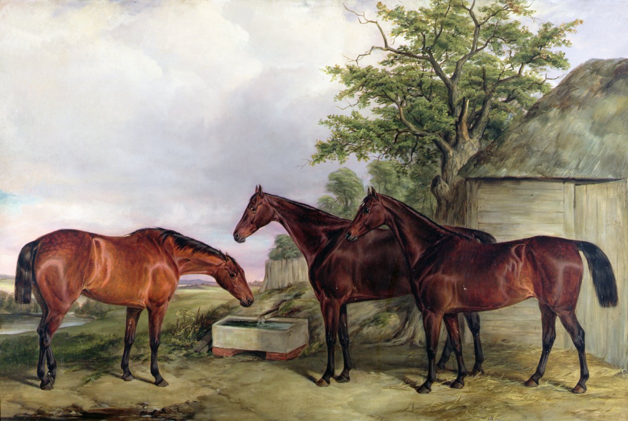 Łowcy w krajobrazie autorstwa William Snr. Luker