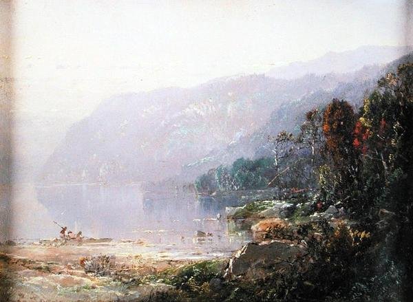 Pejzaż (olej na płótnie) autorstwa William Sonntag