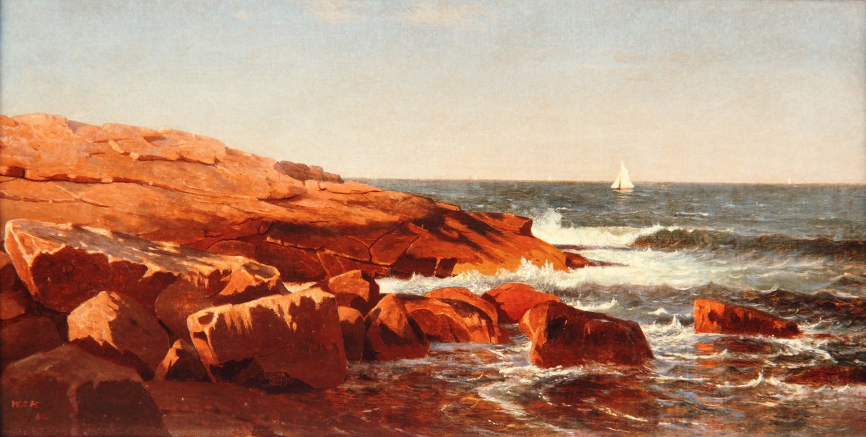 Skalisty Brzeg, 1862 autorstwa William Stanley Haseltine