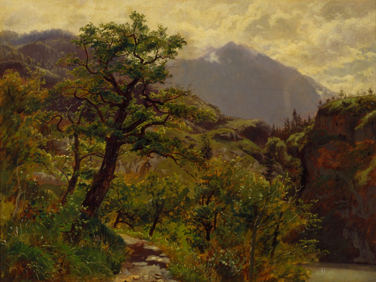 Schwyz koło Brunnen autorstwa William Stanley Haseltine