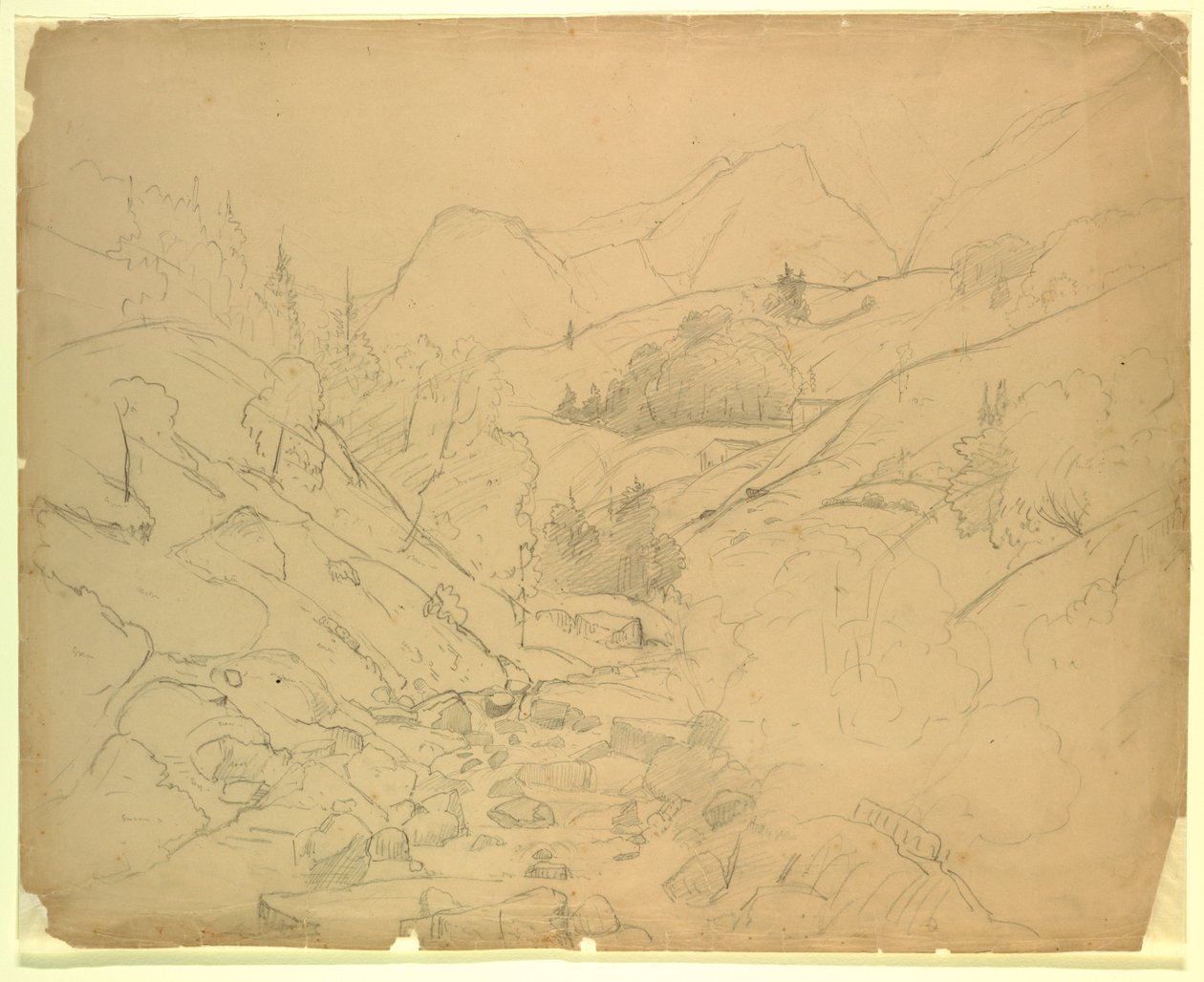 Studium krajobrazu autorstwa William Stanley Haseltine